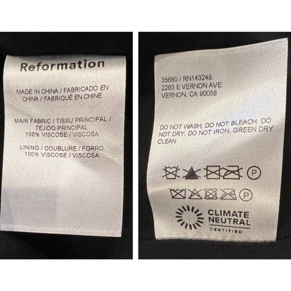 NWT Reformation Addaline Floral Print Dress Size 2 - Picture 6 of 9